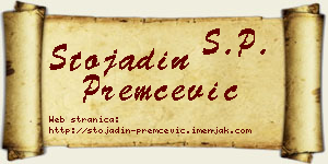 Stojadin Premčević vizit kartica